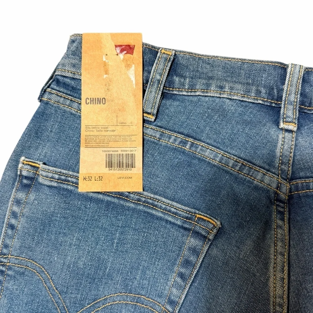 NWT Levi's 505 Carpenter Straight Fit Blue Jeans